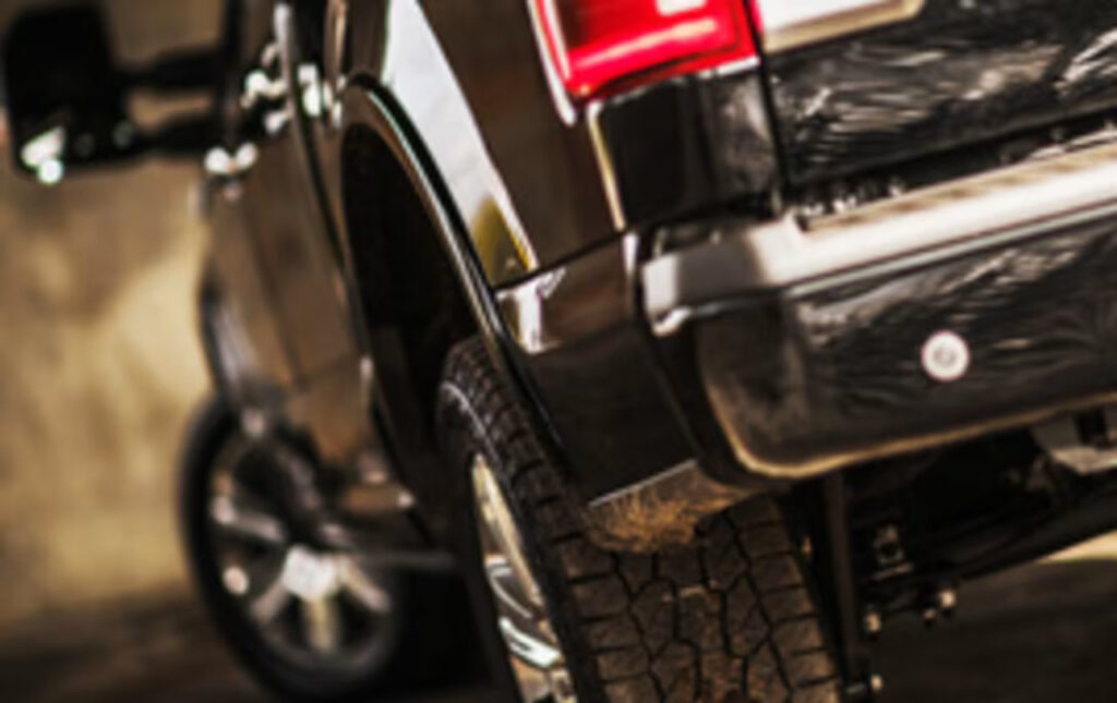 Reflection of side of car, Unsaturated polyester