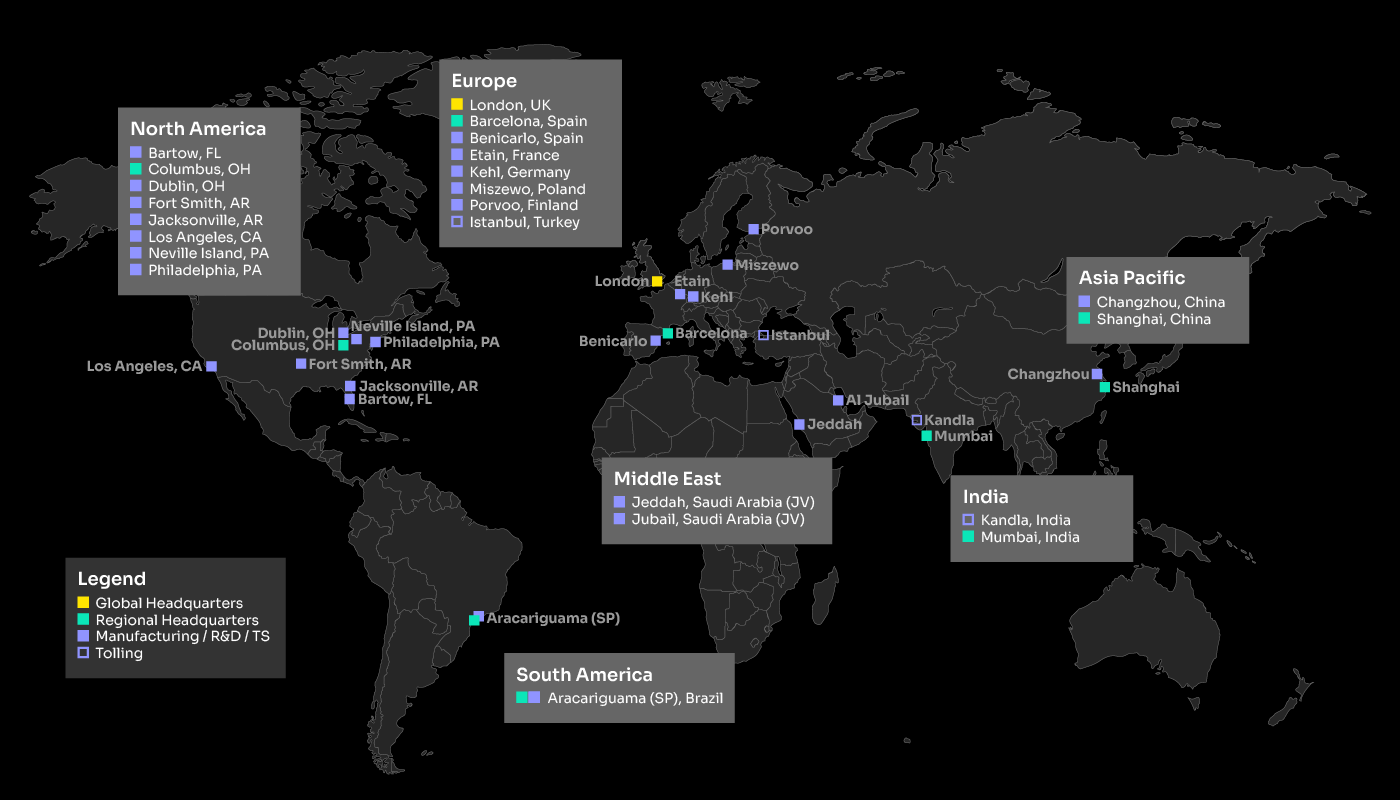 ATLA global map